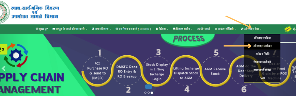 JSFSS Jharkhand Official Portal Home Page – Online Ration Card Application Link
